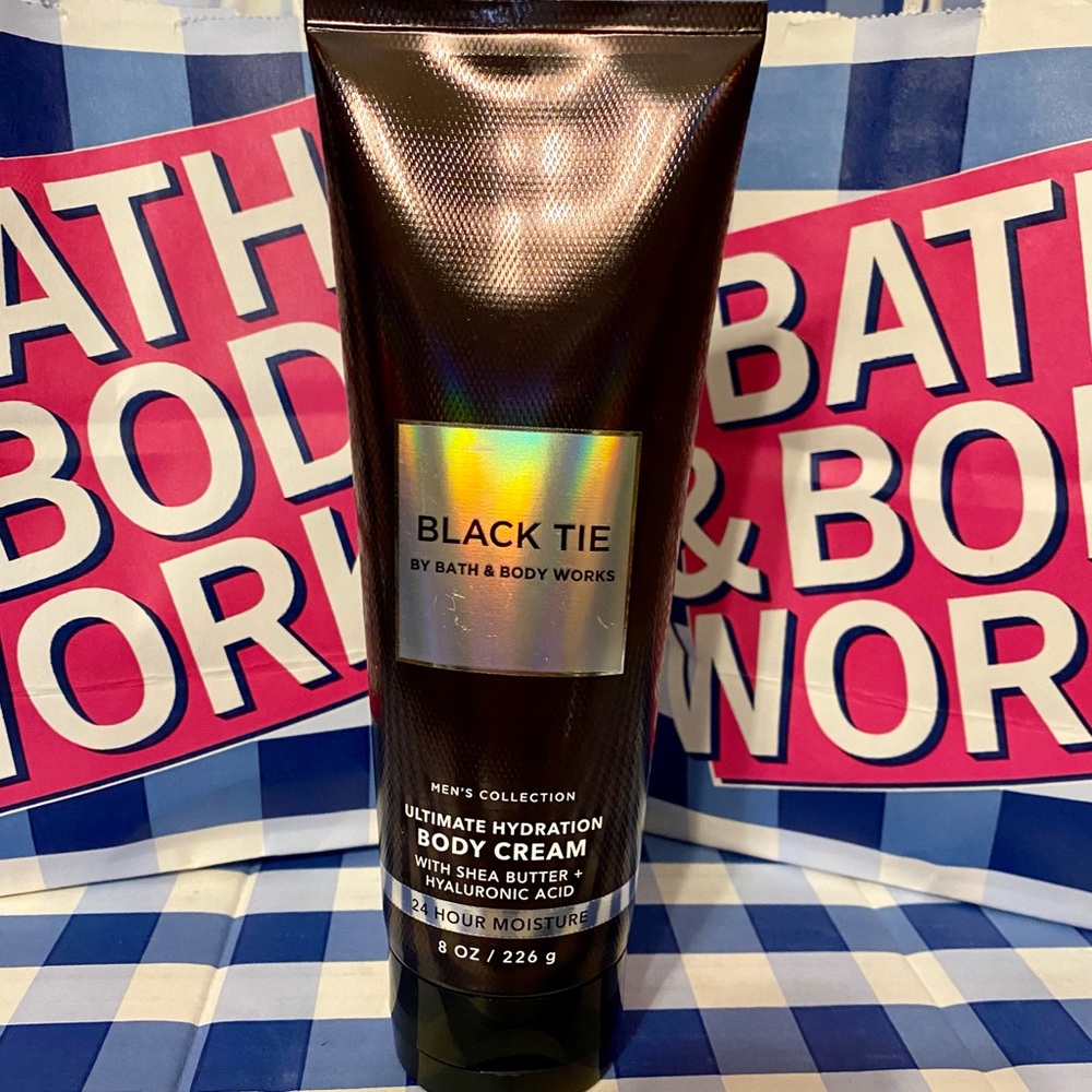 Black Tie Ultimate Hydration body cream Bath & Body Works Men’s Collection NEW